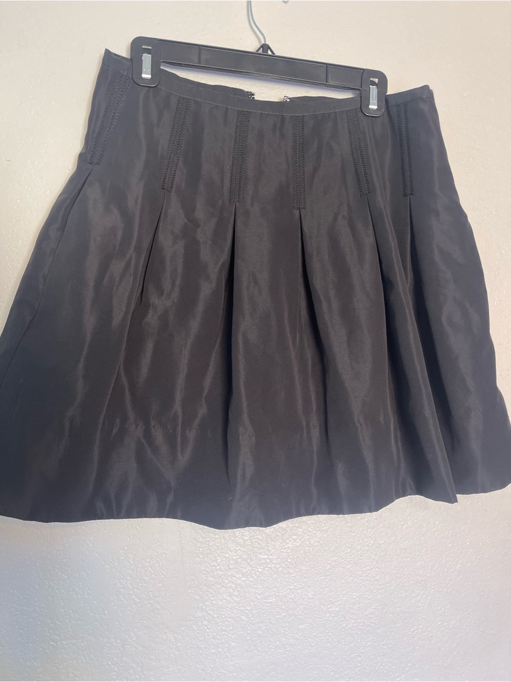 GAP Black Circle Skirt with Pleats and Pockets